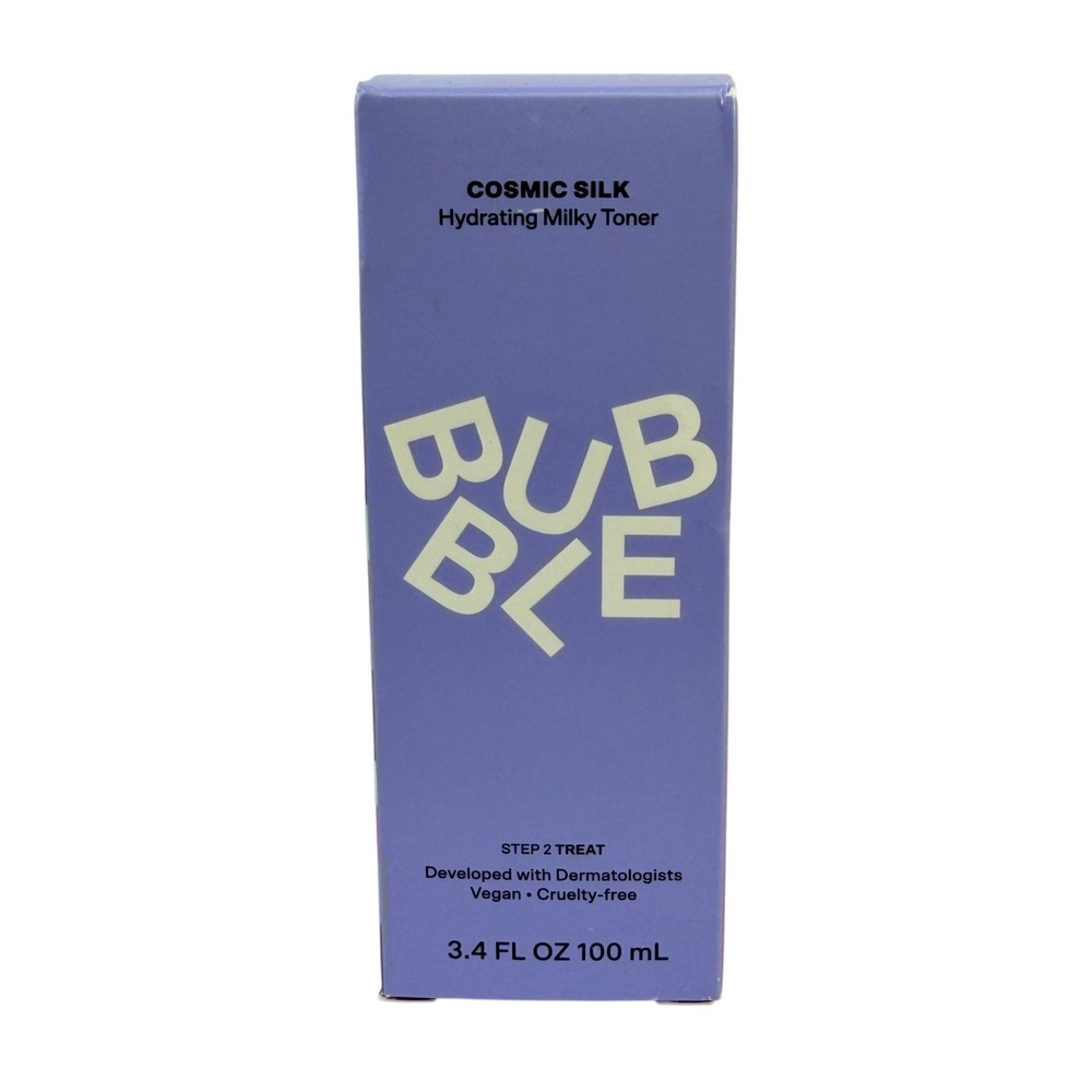 Bubble Skincare Cosmic Silk Hydrating Milky Toner 3.4oz 100ml Vegan Cruelty-Free